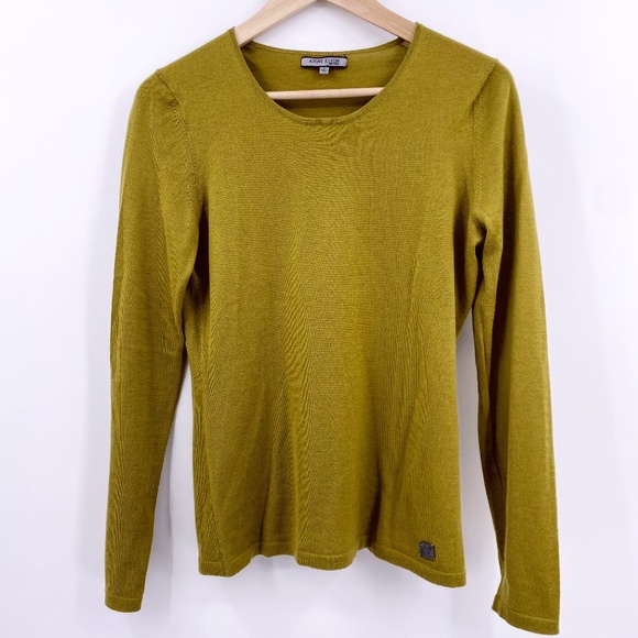 Chartreuse Green Cashmere Sweater Small - Picture 1 of 6